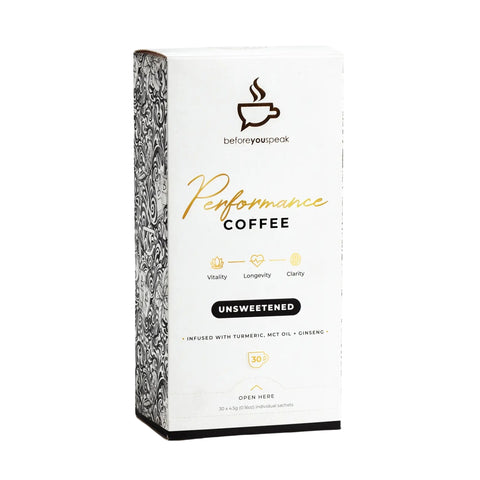 Before You Speak Performance Coffee 30 serves