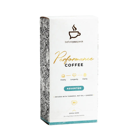 Before You Speak Performance Coffee 30 serves