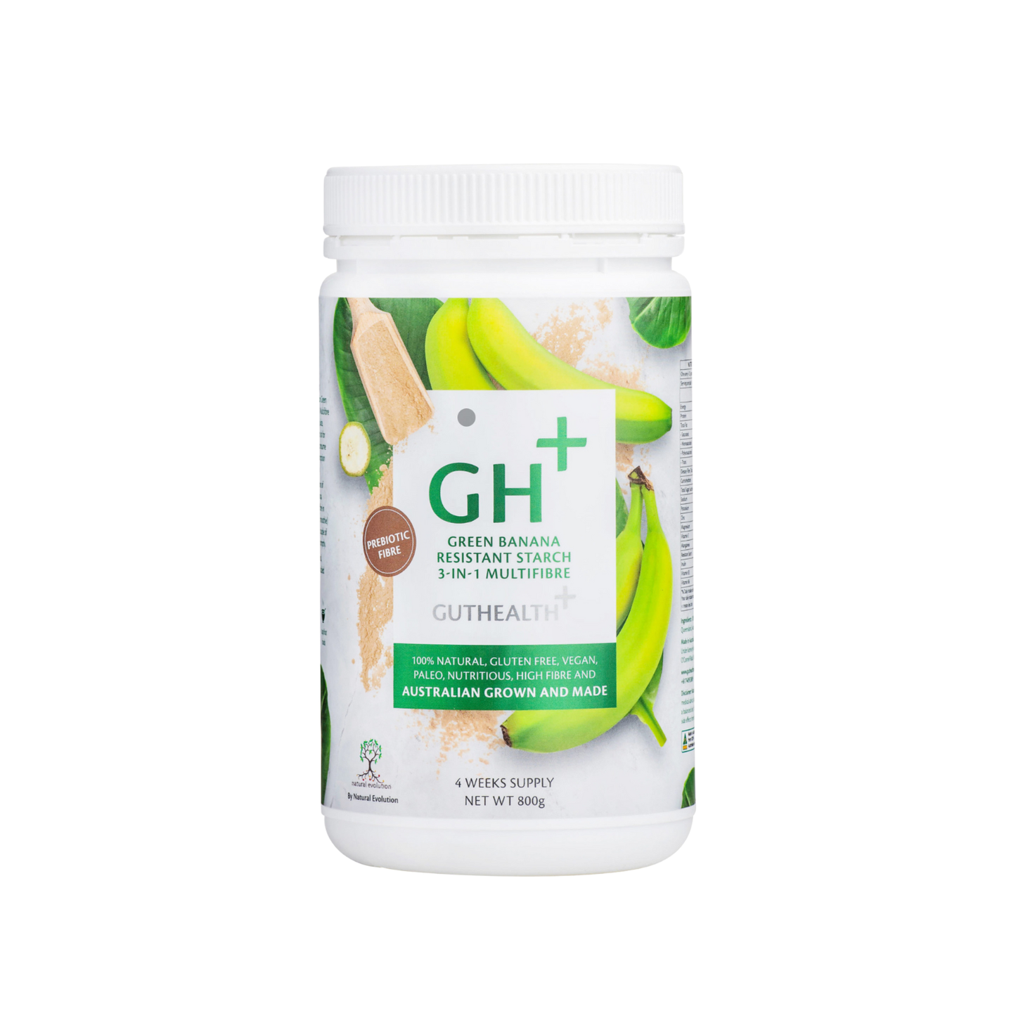 GH+ Green Banana Starch 3-in-1 Multifibre 400g