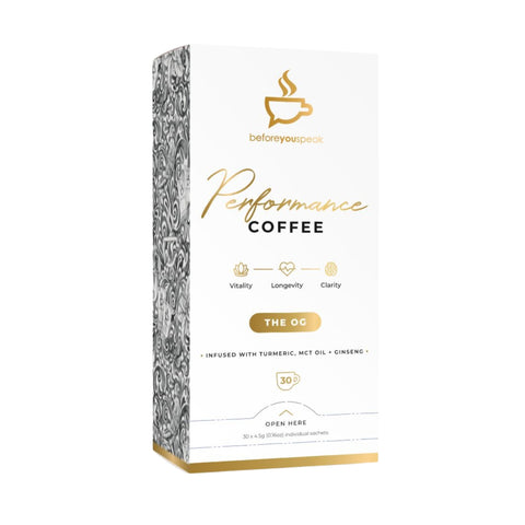Before You Speak Performance Coffee 30 serves