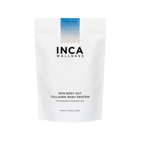 Inca Organics Skin Body Gut Collagen Whey + Hyaluronic Acid & Probiotics