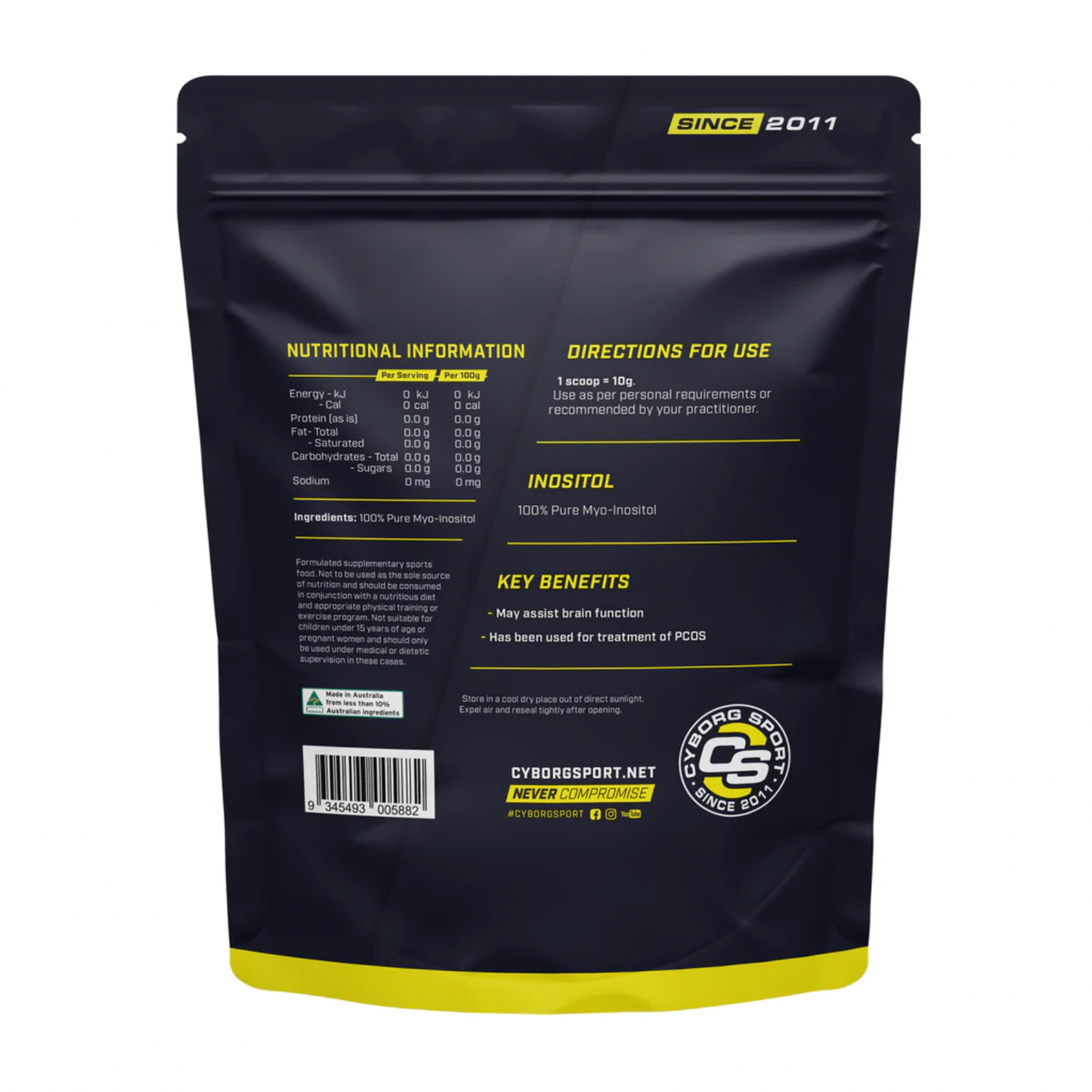 Cyborg Essentials Inositol 500g