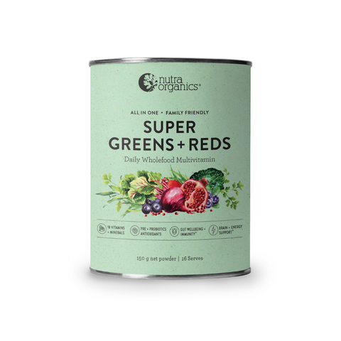 Nutra Organics Super Greens + Reds 150g