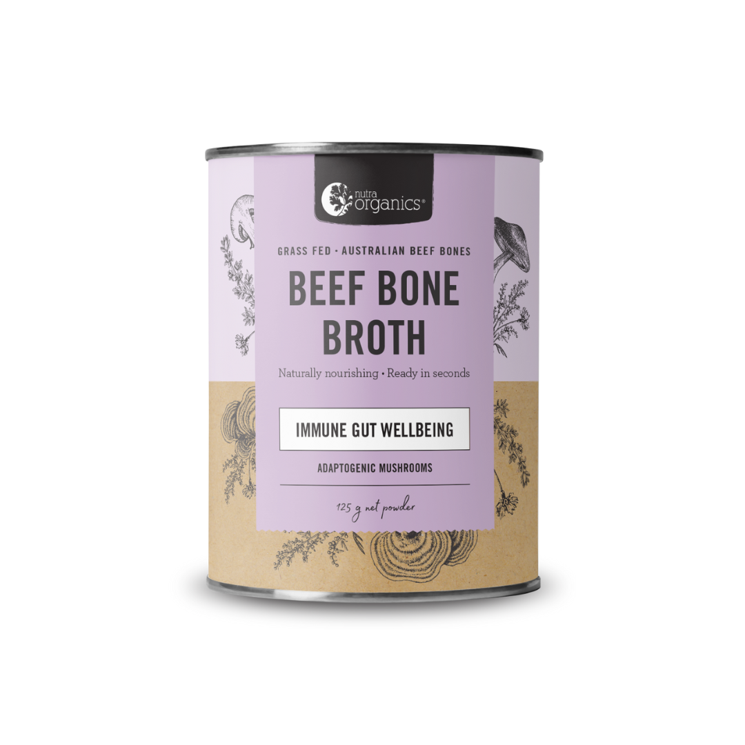 Nutra Organics Beef Bone Broth / Adaptogenic Mushroom 125g