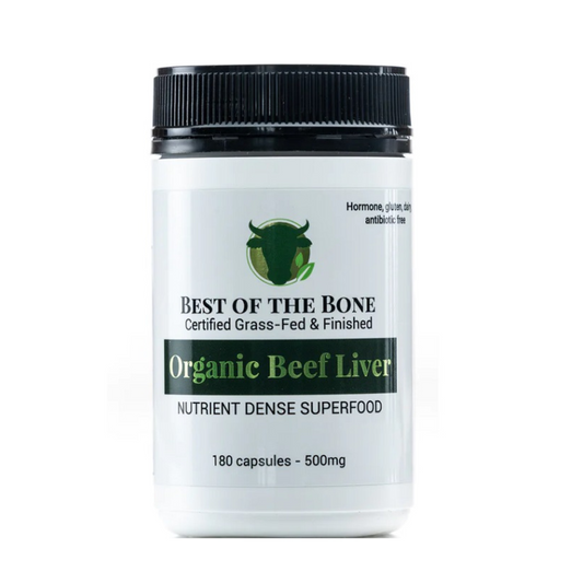Organic Beef Liver 180 Capsules