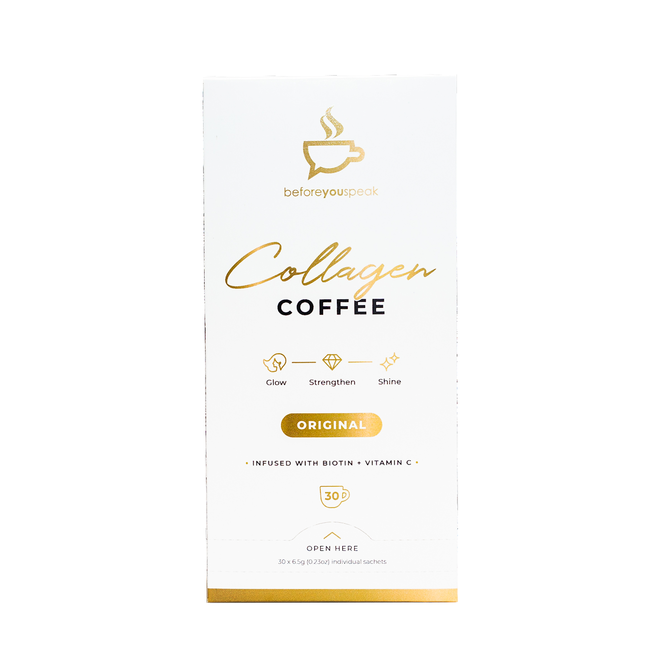 Before You Speak Collagen Coffee 30 serves