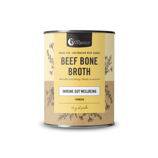 Nutra Organics Beef Bone Broth / Turmeric 125g